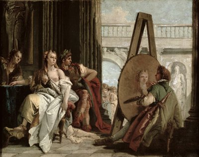 Alexander and Campaspe at the House of the Painter Apelles by Giovanni Domenico Tiepolo